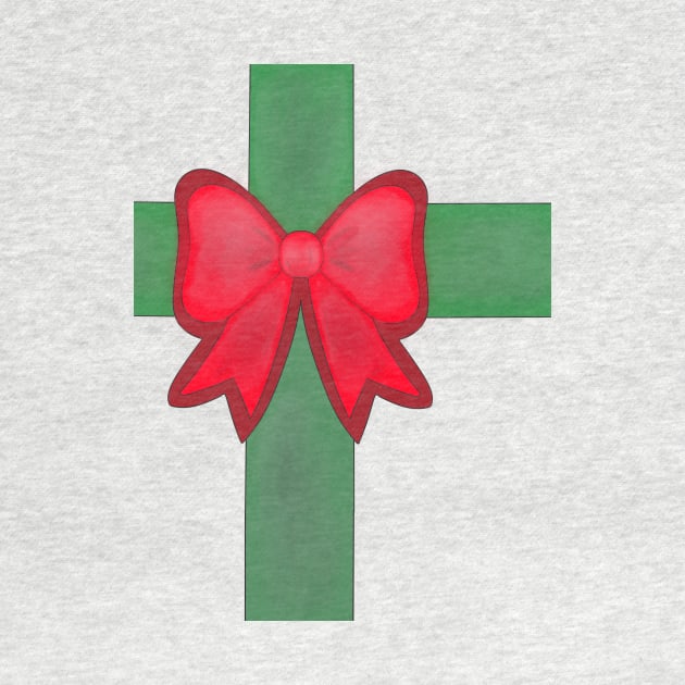 Christmas ribbon and bow by KaisPrints